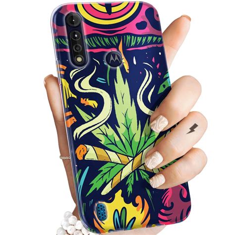 Etui Do Motorola Moto G8 Power Lite Wzory Ganja Marihuana Cannabis