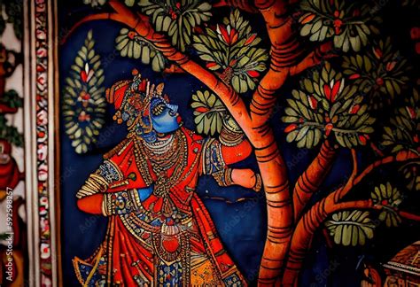 Indian Traditional Rajasthani Miniature Painting Jaipur Rajasthan