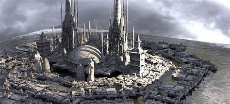 Star Wars Coruscant Inspired Chancellors Complex Kit Bash 3d Model