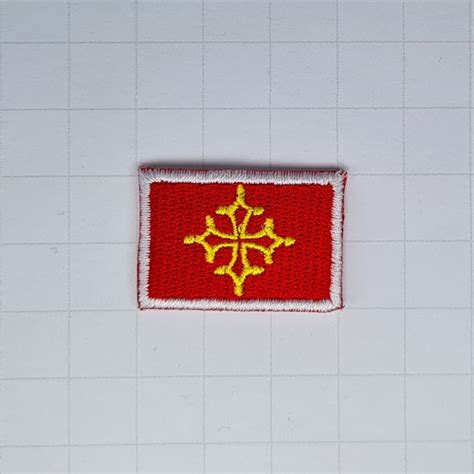 Flag Of Occitania Iron On Patch Iron On Patch Australia By Dek D