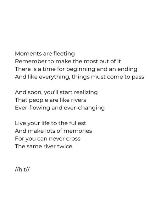 A Poem Written In Black And White With The Words Moments Are Feeling