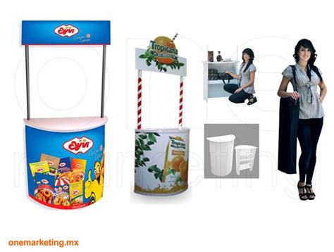 Demostand Pvc Curvo One Marketing Stands Y Displays