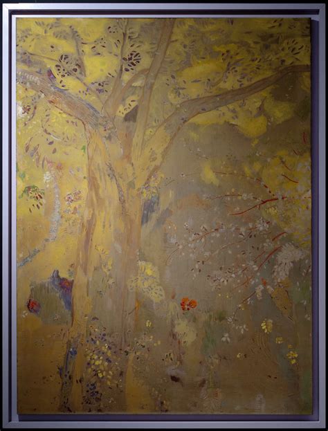 REDON Odilon 1901 Arbre Sur Un Fond Jaune Odilon REDON Bo Flickr