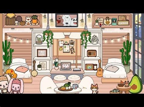 Toca Life World New Aesthetic Twins Big Bedroom Design Makeover