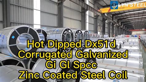 Hot Dipped Dx D Corrugated Galvanizedgi Gl Spcc Manufacturer Youtube