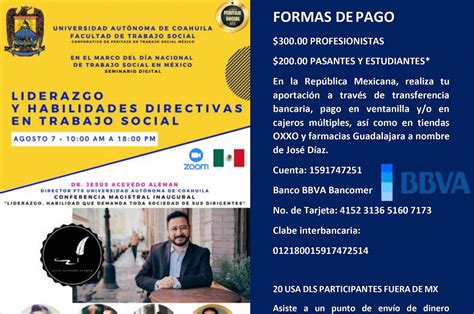 Invita Ua De C Al Seminario Digital Liderazgo Y Habilidades Directivas