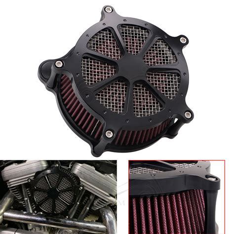 Contrast Cut Air Cleaner Intake Filter For Harley Cvo Softail Road King