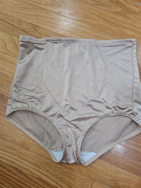 Vintage Bali Girdle Panties 8710 Nylon Satin Control Gem