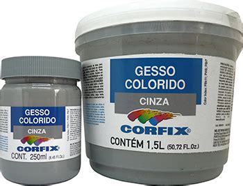 GESSO ACRILÍCO COLOR GRIS CORFIX Somos Arte