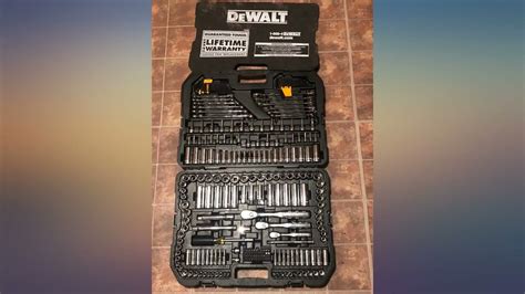 Dewalt Mechanics Tool Set Piece Dwmt Review Youtube