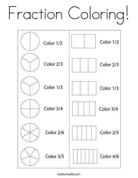 Color By Fractions