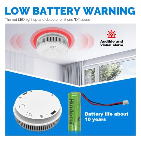 10 Years Battery Smart Wireless Smoke Detector Tuya WiFi Rauchmelder