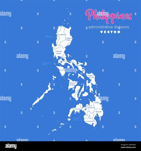 Philippines Regions Stock Vector Images Alamy