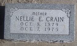 Nellie Ethel Hutchings Crain Homenaje De Find A Grave