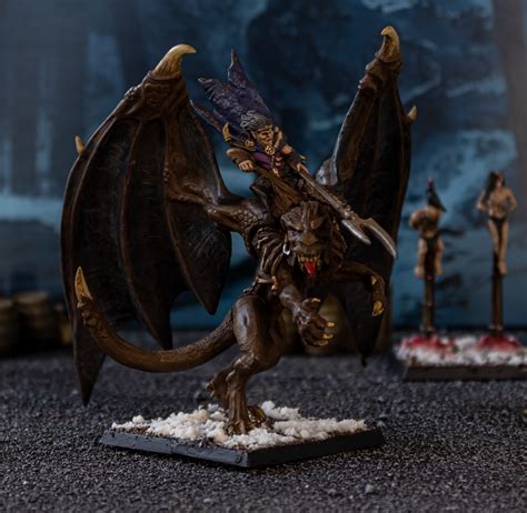 3d Printing Dark Elf Lord Of The Beasts On Manticore • Made With