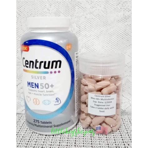 Centrum Silver Men 50 Multivitamin Multimineral Supplement Usa Shopee Philippines