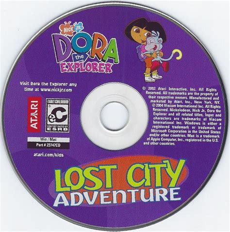 Dora The Explorer Lost City Adventure Cover Or Packaging Material