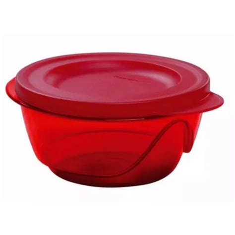 Tupperware Tigela Design Ml Vermelha Shopee Brasil