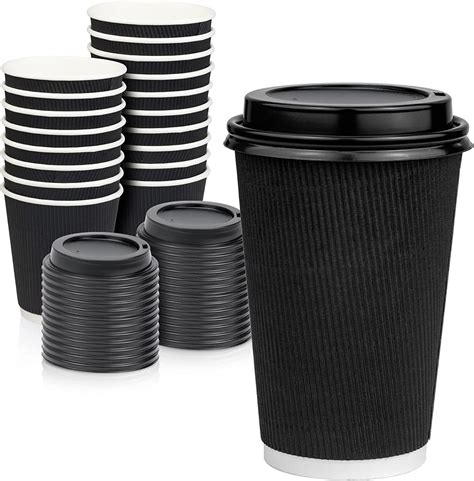 Customized Disposable Ripple Wall Paper Coffee Cup Paper Coffee Ripple Cup Ripple Wall Paper