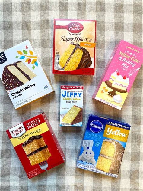 We Taste Tested Popular Boxed Cake Mixes To Find The Best And Worst