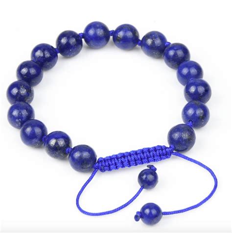 Votre Bracelet De Perles En Pierre Naturelle Lapis Lazuli Fait Main