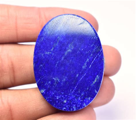 Lapis Lazuli Oval Cabochon 41x31x5 Mm 82 Cts Wunderschöner Etsy