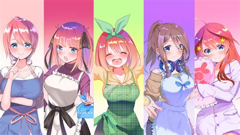 The Quintessential Quintuplets Desktop Wallpapers - Wallpaper Cave