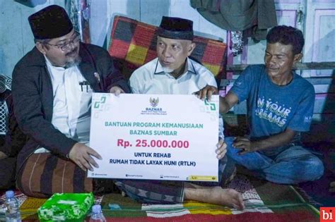 Gubernur Mahyeldi Berikan Bantuan Darurat Untuk Korban Kebakaran Rumah