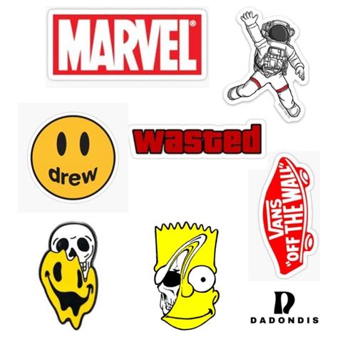 Cartela Pack De Stickers Adesivos Variados Shopee Brasil