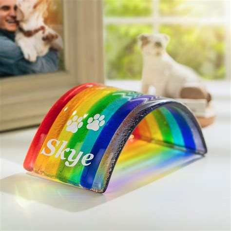 Personalized Pet Memorial Rainbow Bridge