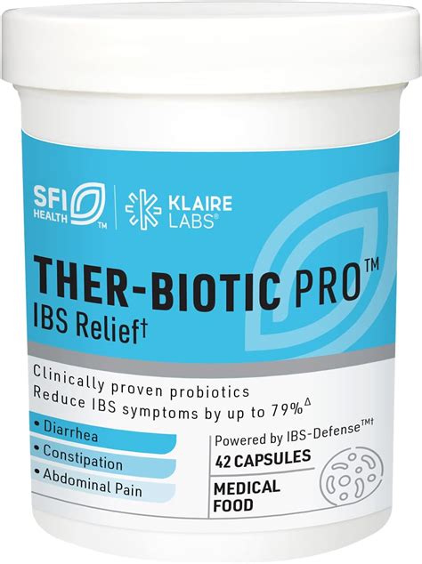 Klaire Labs Ther Biotic Pro Ibs Relief Medical Food For Dietary Management Of Ibs