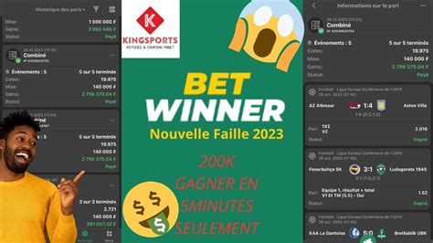 Betwinner Faille Incroyable Et Exclusive Sur Betwinner Gagne K