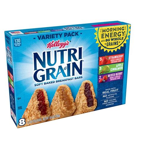 Kelloggs Nutri Grain Soft Baked Strawberryapple Cinnamonmixed Berry