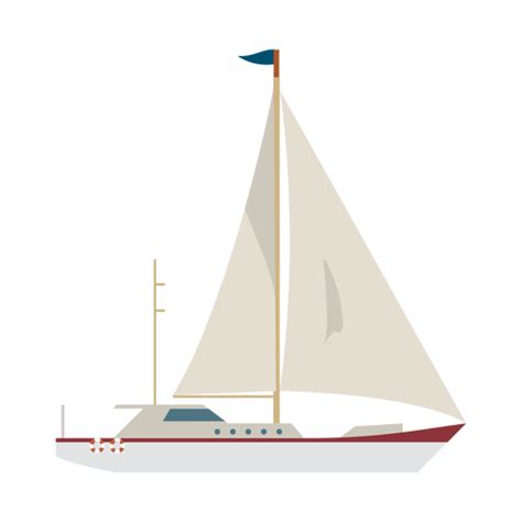 Sailing Yacht Ship Icon Transparent Png And Svg Vector File