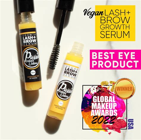 Vegan Lash Brow Serum Eyebrow And Eyelash Growth Castor Etsy