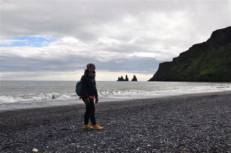 As Praias De Areia Preta Da Isl Ndia Incluindo Reynisfjara E V K