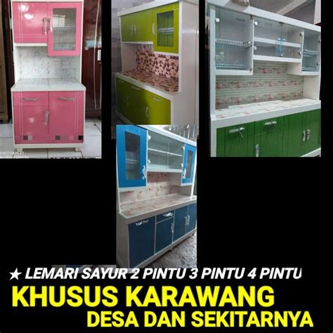 Jual Rak Lemari Sayur Lemari Dapur Pintu Pintu Pintu Rak Piring