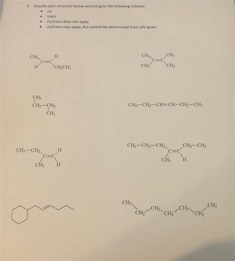 Solved Worksheets Identifying Isomers 1 For Each Pair Of