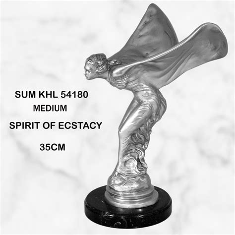 Spirit of Ecstasy Statue Figurine Bronze Deco