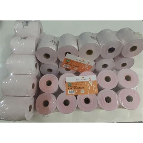 Jual Kertas Struk Kasir Hvs Register Roll Paper Roll 75x65 Shopee