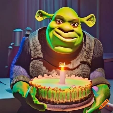 Laboratory With Shrek Theme And Anthropomorphic Workers On Craiyon