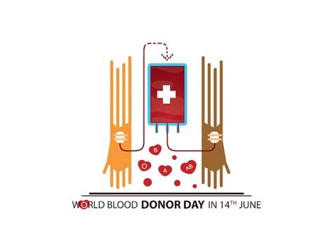 World Blood Donor Day Illustration Vector Premium Download