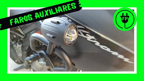 Instalación de faros auxiliares o antiniebla YouTube