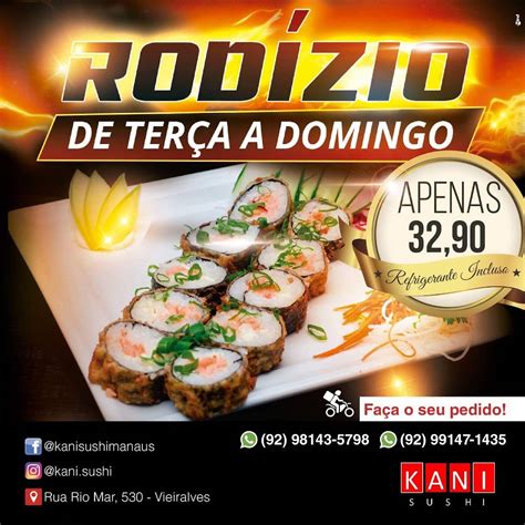 Menu Em Kani Sushi Bar Temakeria Manaus