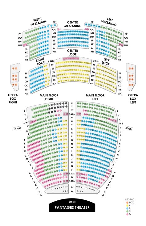 Pantages Theater Tacoma Seating Chart