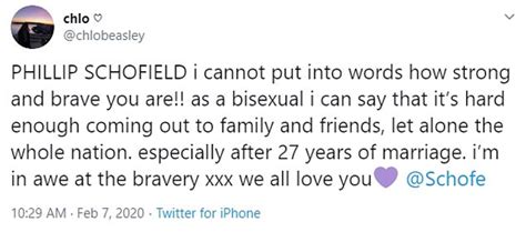 Phillip Schofield Social Media Supports Him Coming Out As Gay Daily Mail Online