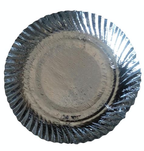 Silver Foil Paper Plates Inch At Rs Pack Silver Foil Paper