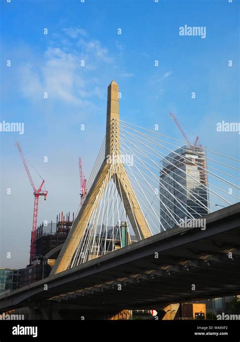 The Zakim Bridge Stock Photo - Alamy