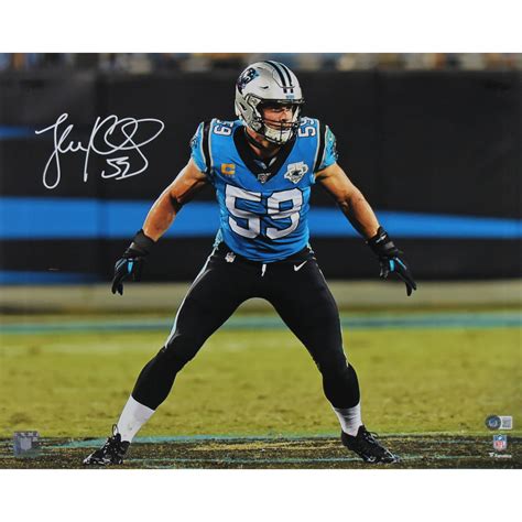 Luke Kuechly Signed Panthers X Photo Beckett Pristine Auction