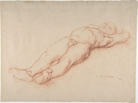 Recumbent Male Nude Chalk Drawing Picryl Public Domain Media